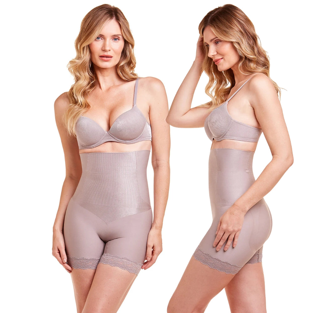 Bermuda Shades Modeladora Cintura Alta e Efeito Up no Bumbum