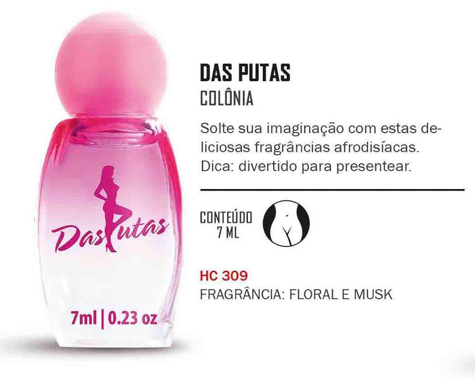 Colônia Dasputas Perfumação Corporal HotFlowers