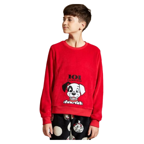 Pijama Infantil de Fleece 101 Dalmatás Recco