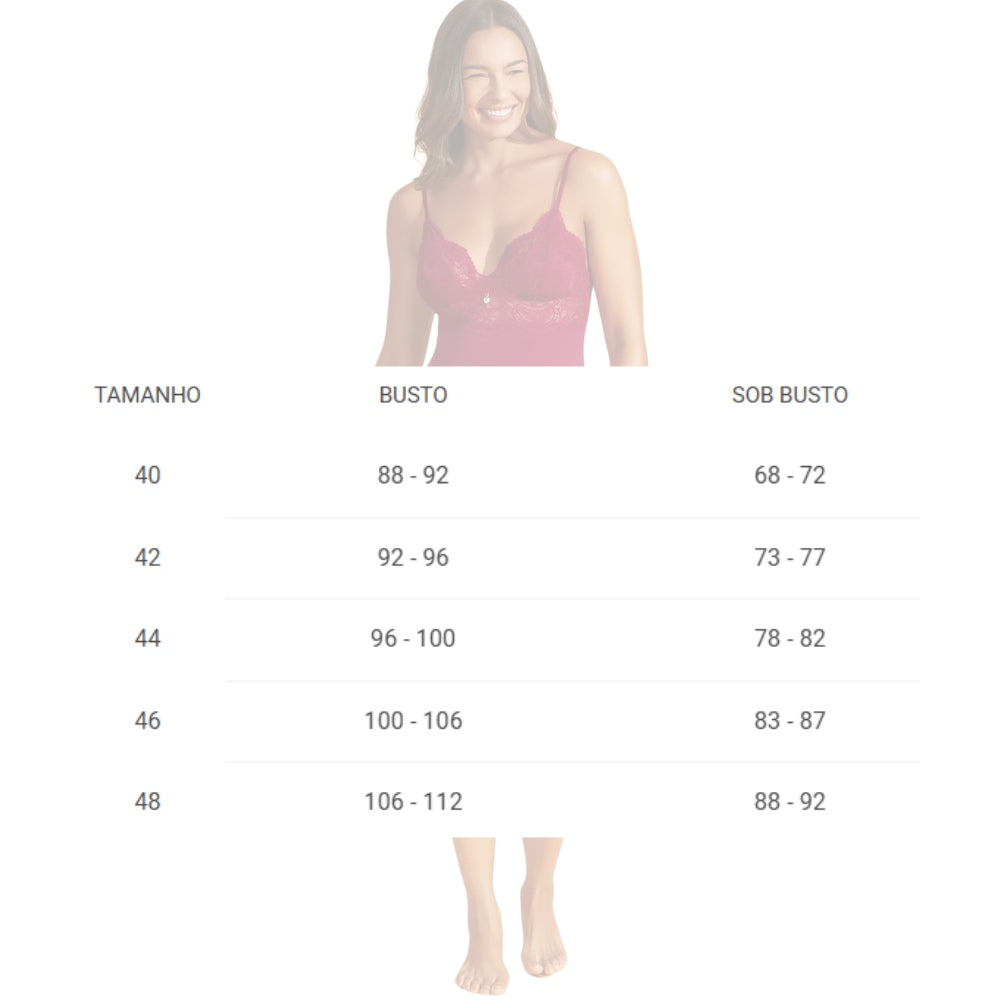 Camisola de Microfibra Com Renda Toque Geladinho