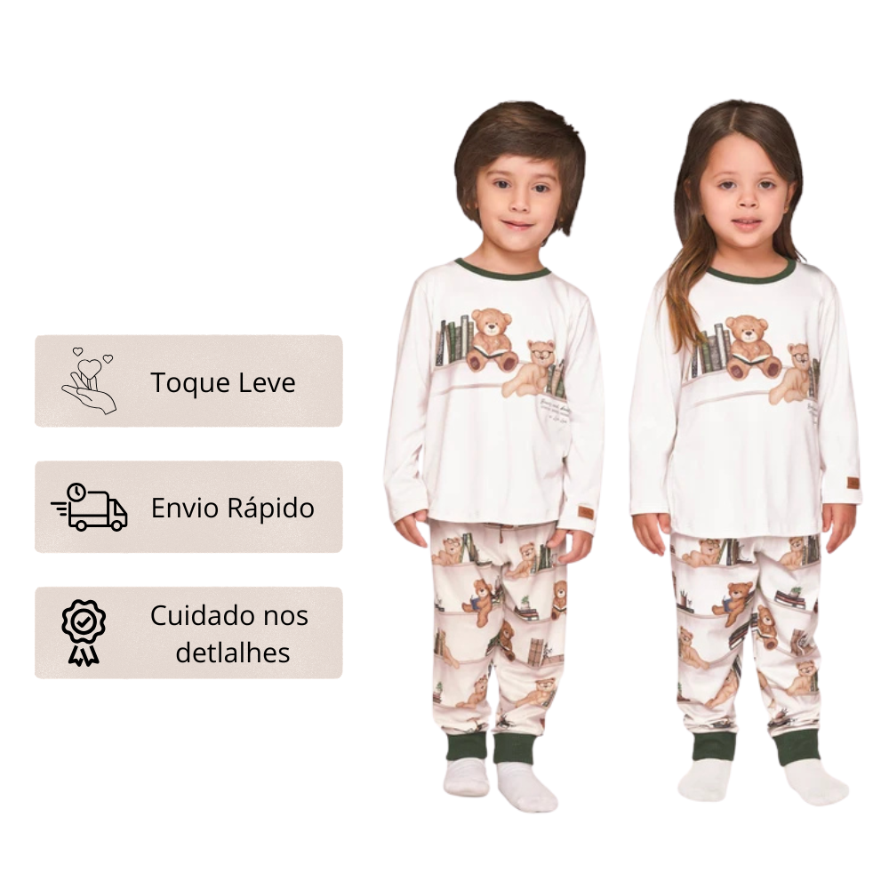Pijama Baby Unissex BB Moment em Sublime Touch