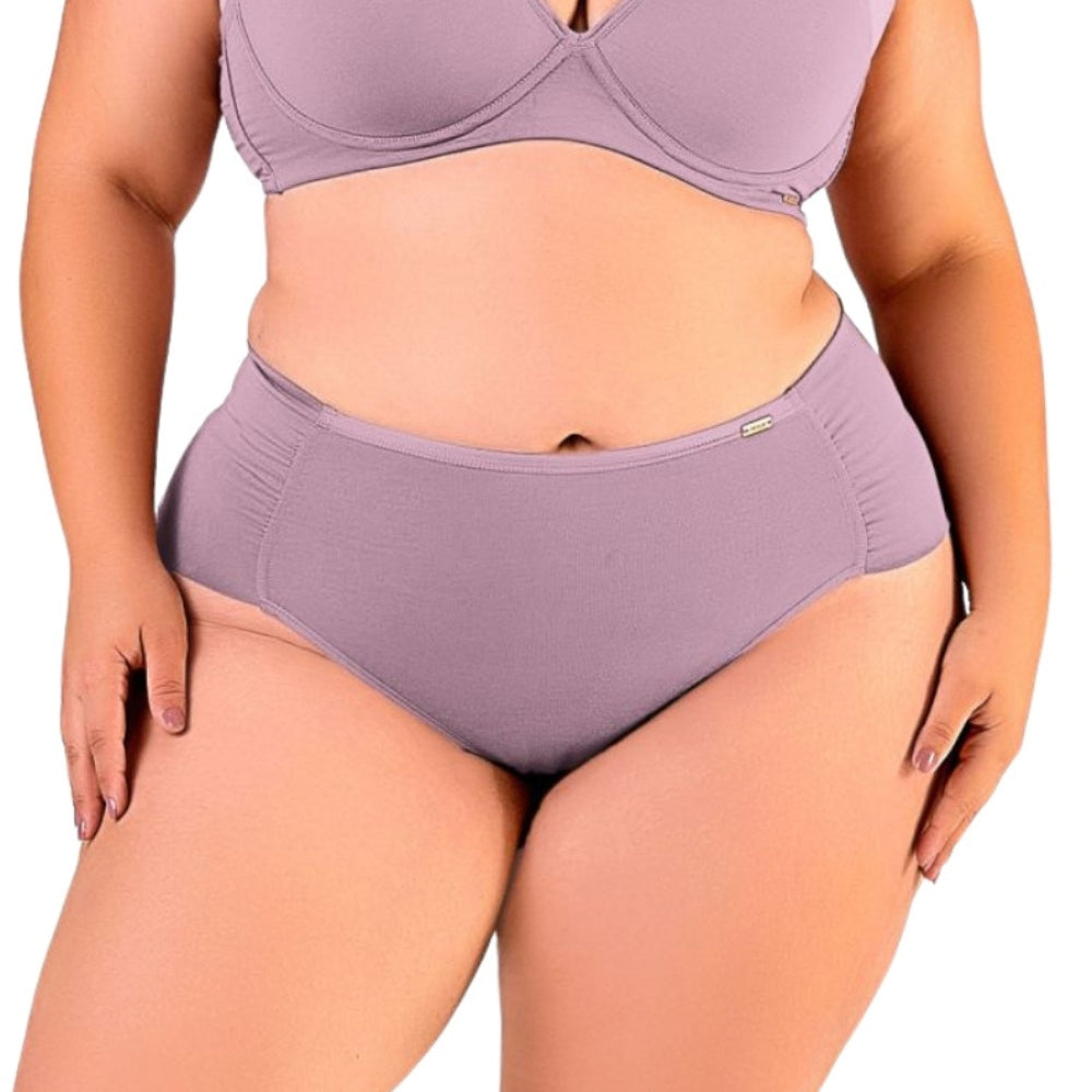 Calcinha Plus Bombom Fio Dental com Forro 100% Algodão Antibacteriano