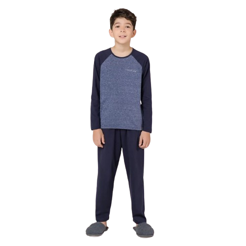 Pijama Manga Longa Masculino Infantil