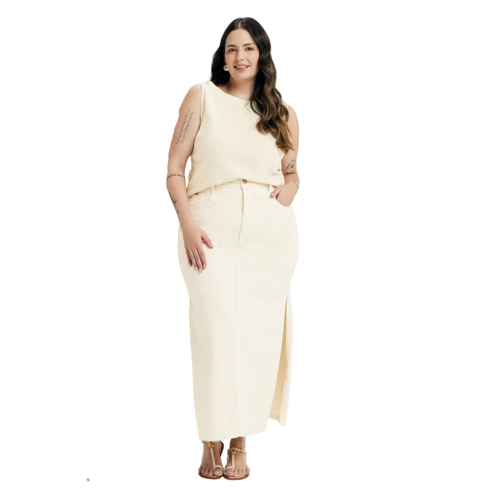 Saia Feminina com Compressão - Modela sem Marcar