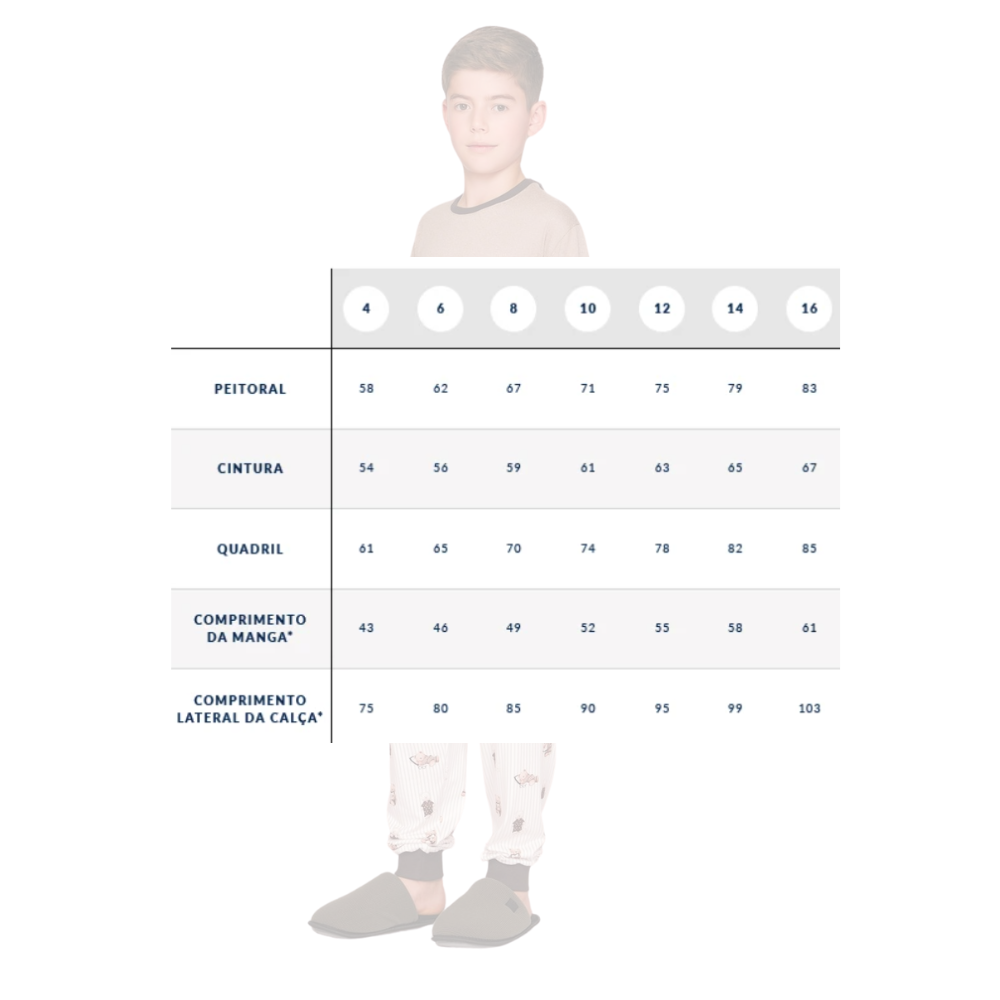 Pijama Jogger Masculino Infantil Nap Club em Malha Melange em Sublime Touch - Lua Luá