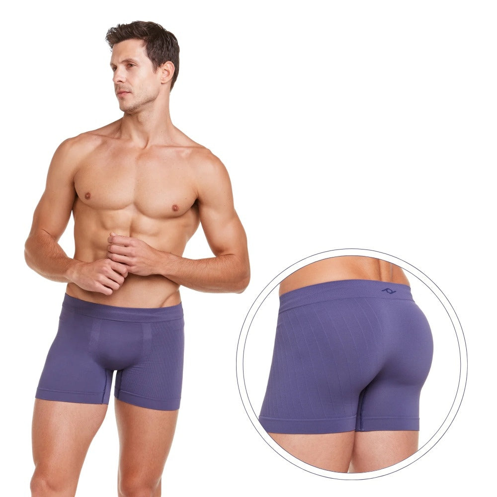 Cueca Boxer Microfibra Sem Costura Ajuste Perfeito não Forma Bolinhas