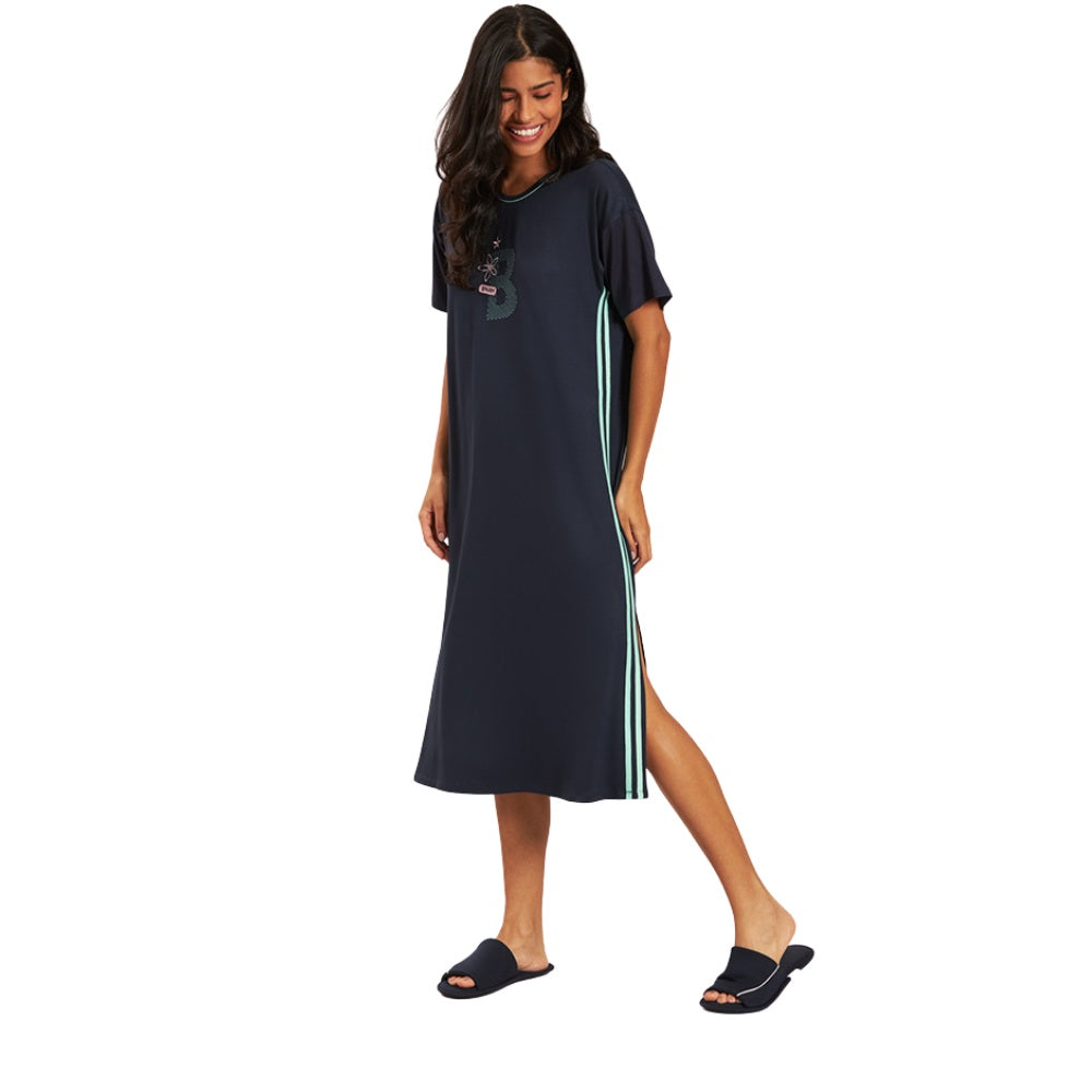 Camisola Midi Feminina em Viscose Stretch Conforto e Elegância