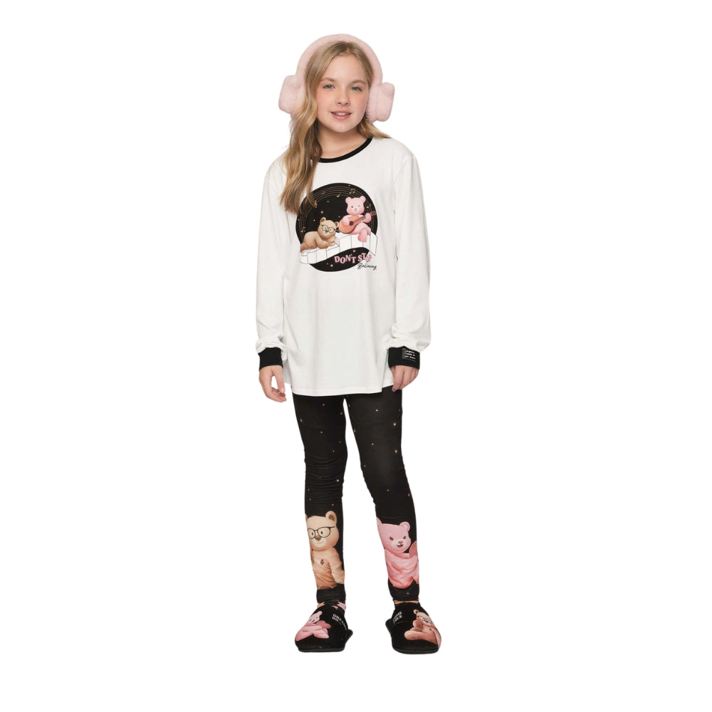 Pijama Legging Infantil Feminino em Sublime Touch