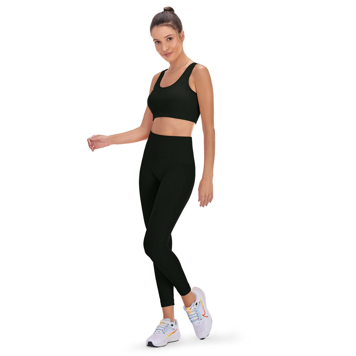 Top Fitness com Bojo Removível sem Costura