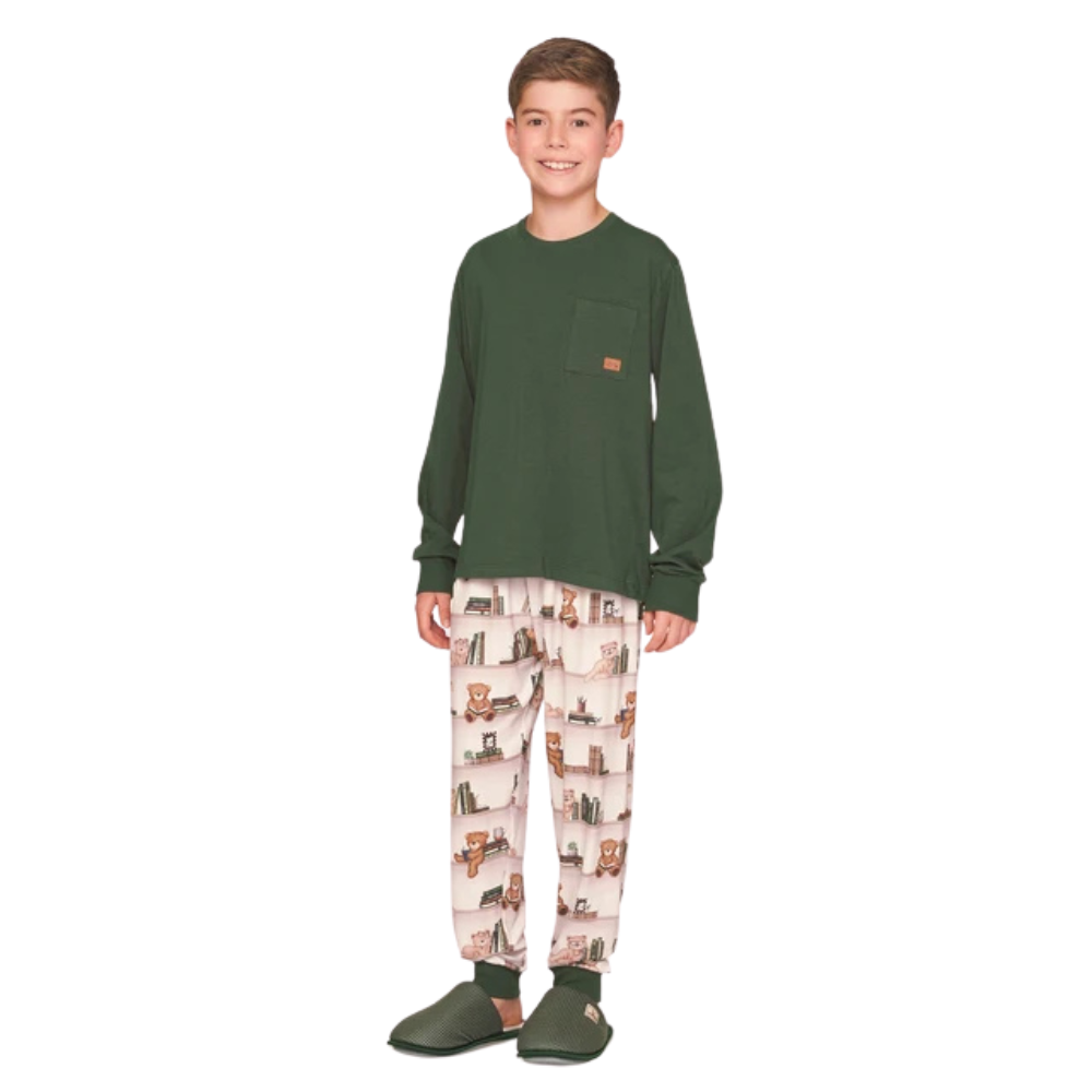 Pijama Jogger Infantil Masculino BB Moment em Cotton Touch Sublime Touch