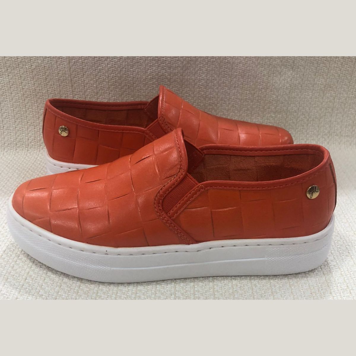 Alpargata Atanado Laranja Nectarina Giulia Domna