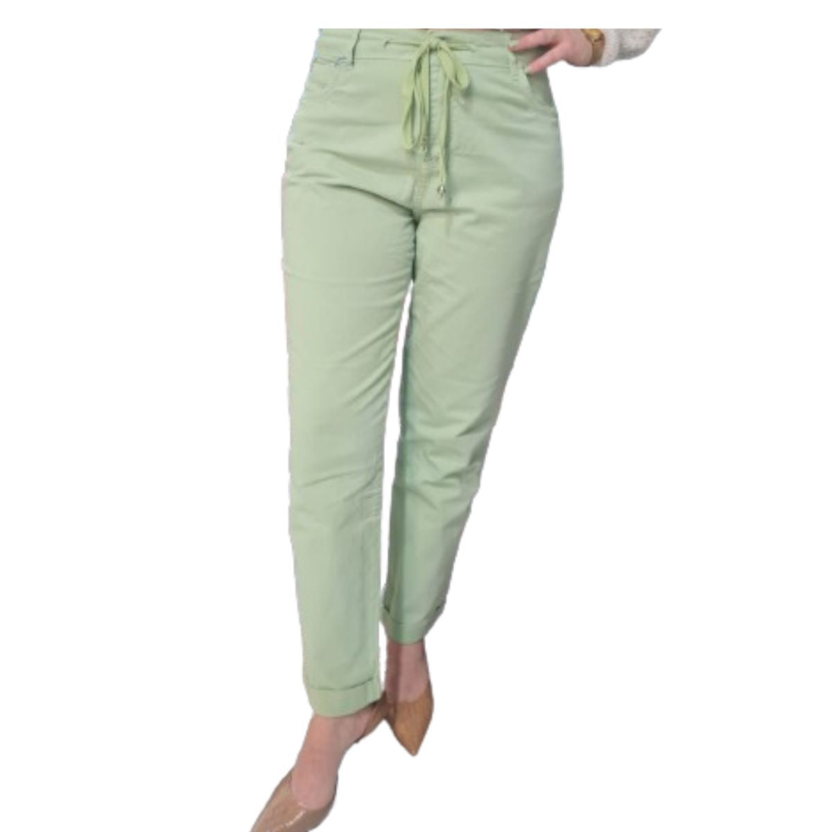 Calça Jeans Casual Feminina Jogging New Stretch