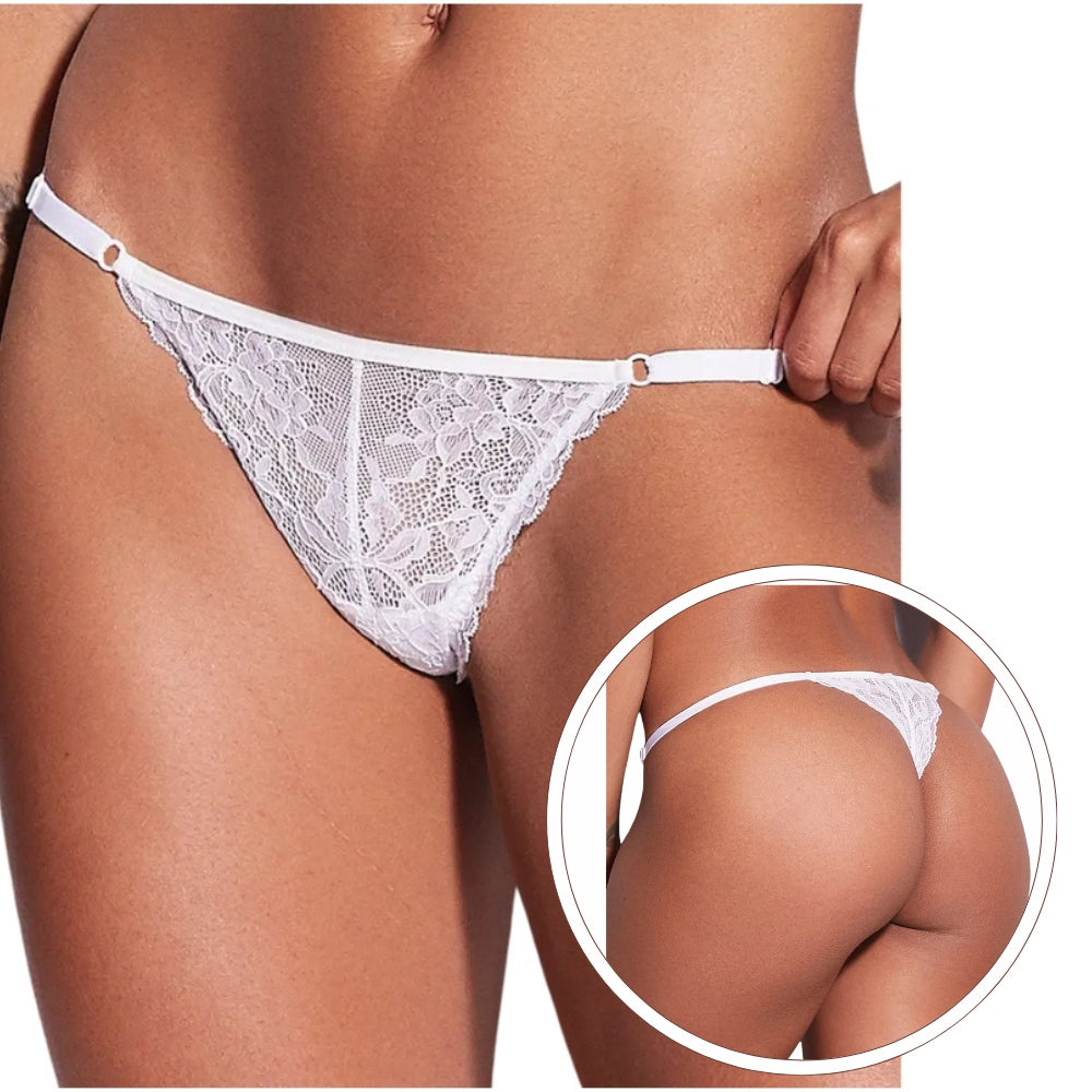 Calcinha String Fio Dental Em Renda