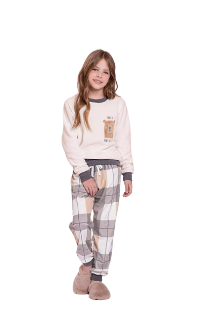 Pijama Fleece Infantil Nice Day Lua Luá