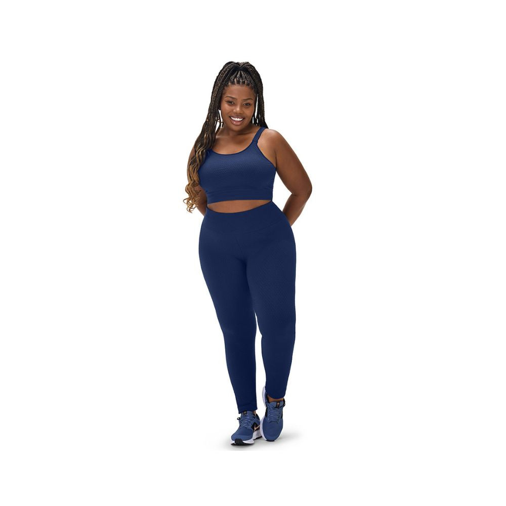 Top Fitness Plus Size com Bojo Removível Conforto e Estilo para Atividade Física