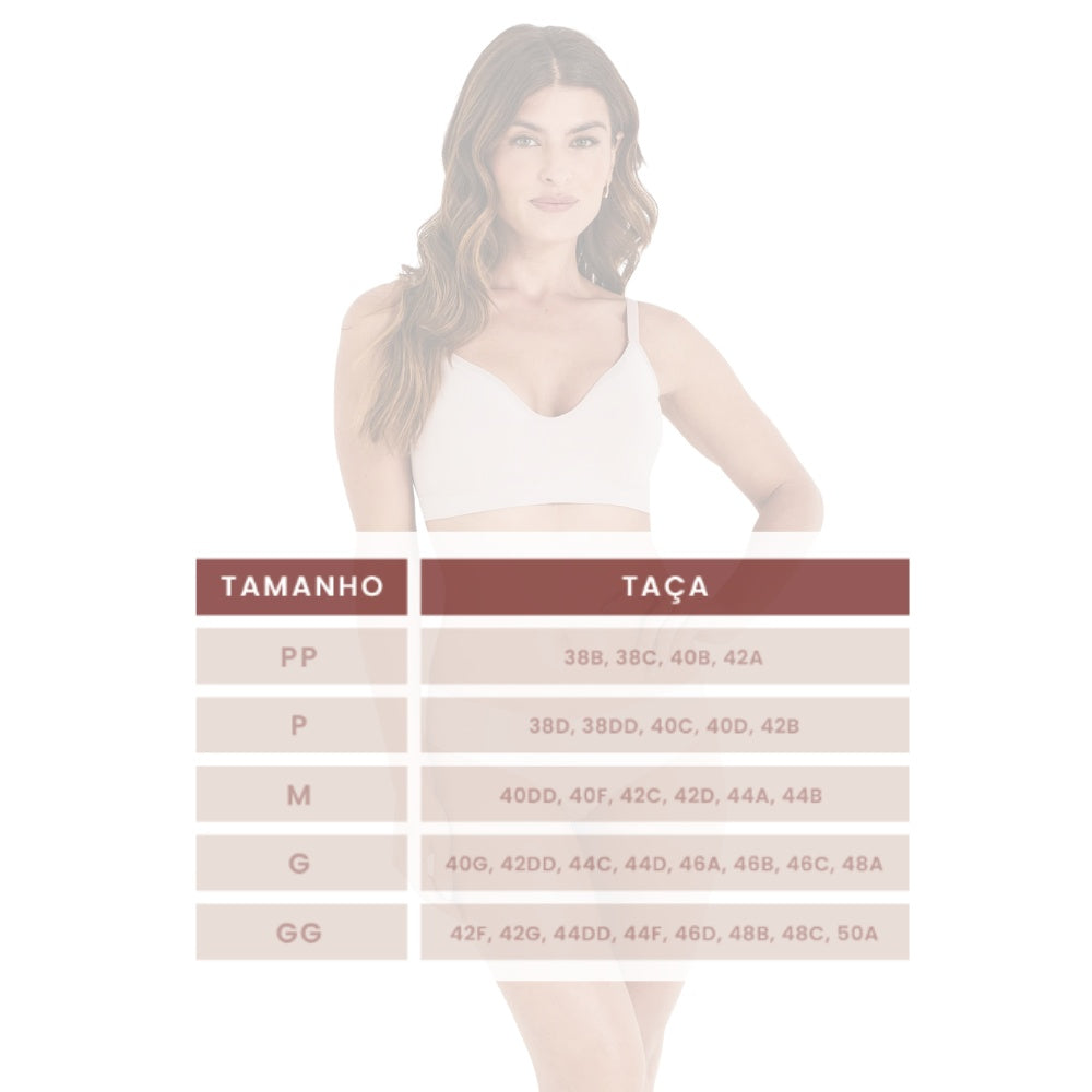 Sutiã Sutop® Tecno 3D: Sem costura, Leve, Confortável e Moderna