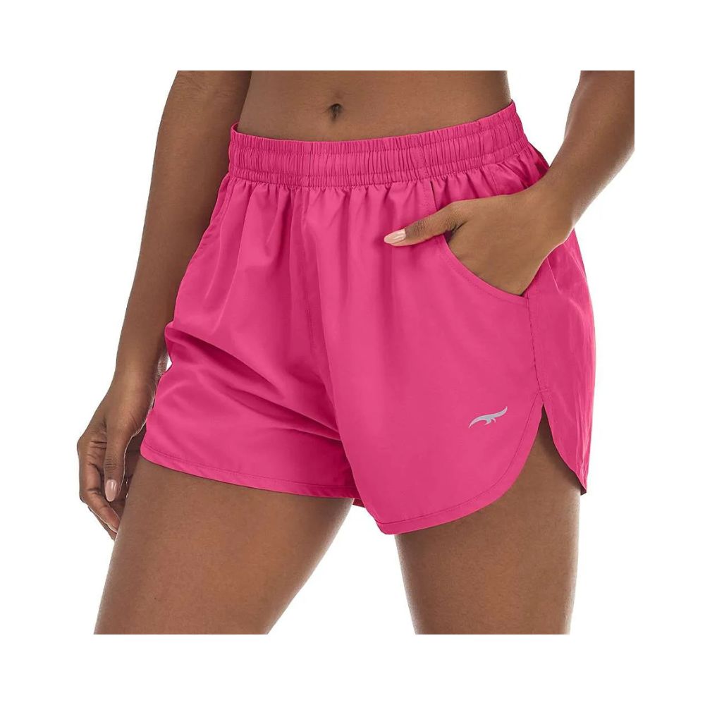 Short Fitness Feminino  Bolsos Estratégicos e Secagem Rápida para Corrida, Musculação e Mais