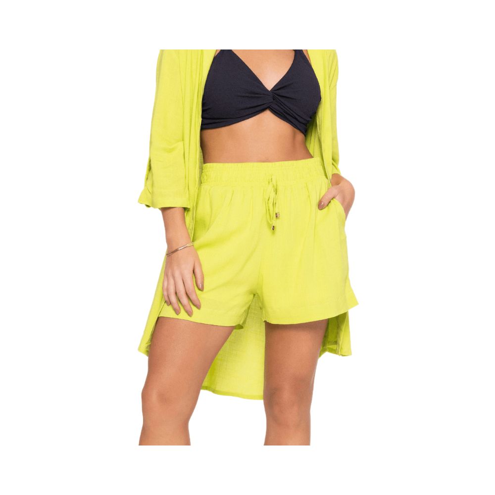 Short com Amarração Elegância e Versatilidade para Moda Casual e Praia