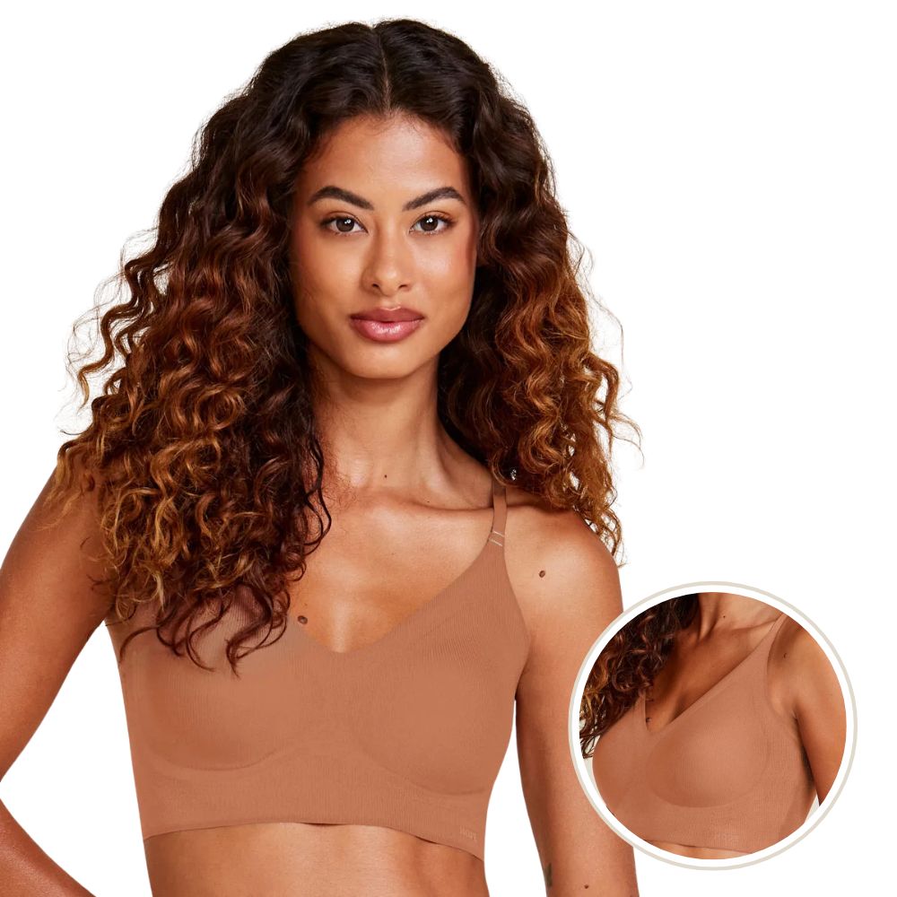 Sutiã Top com Bojo Removível com Tecido Leve e Elástico