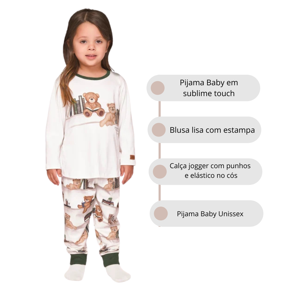 Pijama Baby Unissex BB Moment em Sublime Touch