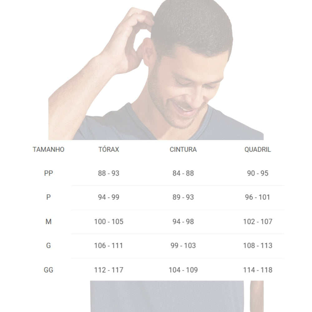 Pijama Masculino de Microdry Camiseta e Shorts