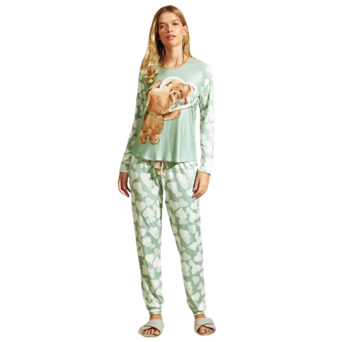 Pijama Longo de Visco Skin Recco