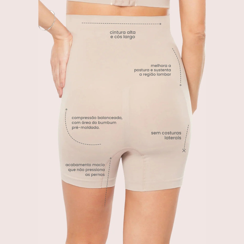 Bermuda Gestante Sustentação na Lombar e Melhora a Postura com Conforto
