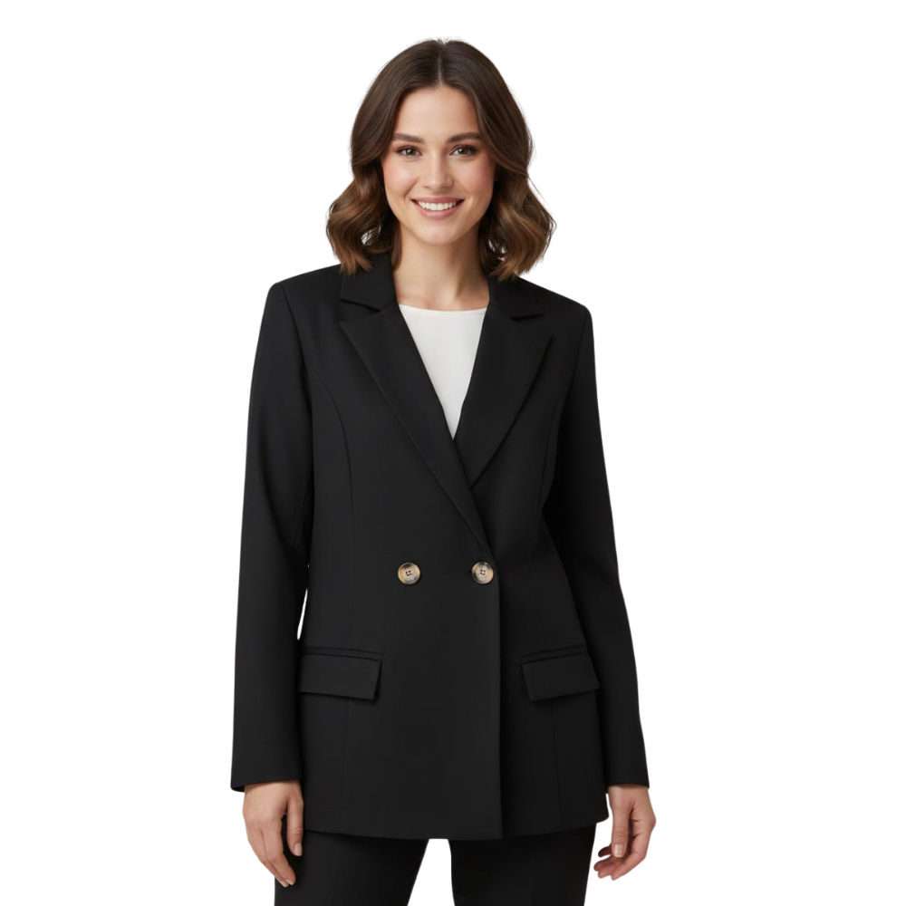 Blazer em Linho Feminino Transpasse Duplo Elegante, Leve e Sofisticado -  Ilícito