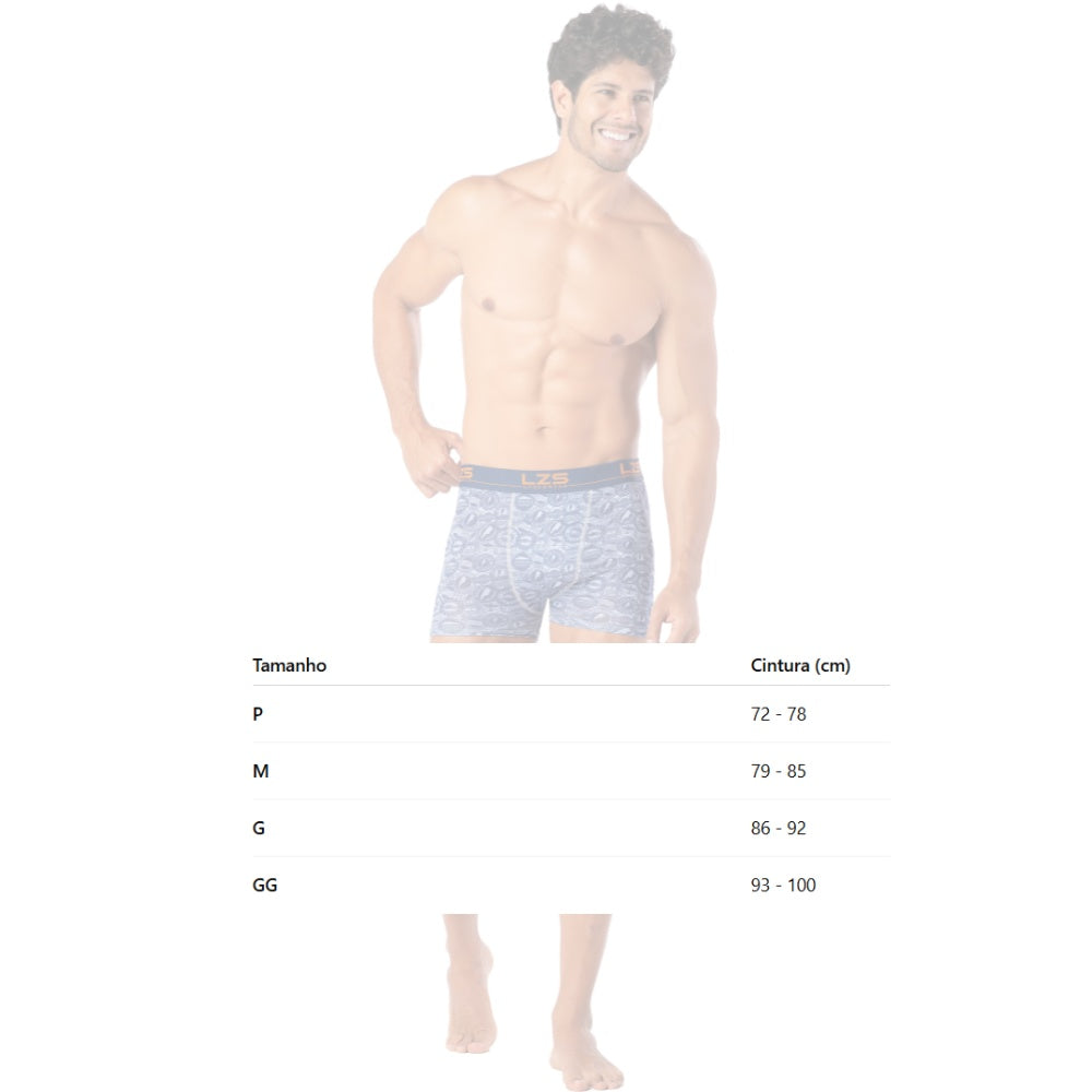 KIT 6 Cuecas Sortidas Algodão