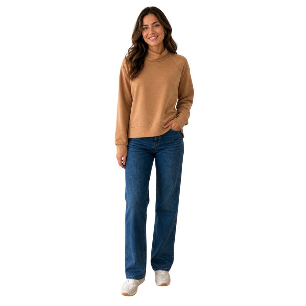 Blusão Feminino Comfy Tecido Macio