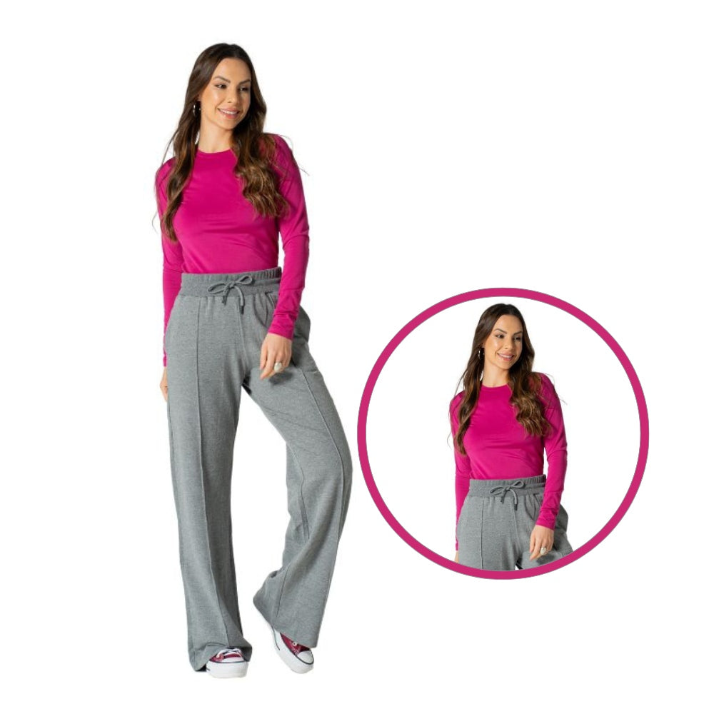 Básica Térmica Feminina com Proteção Solar UV50+