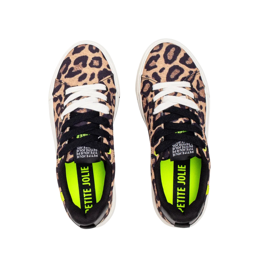 Tênis Feminino Despojado Petite Jolie Pump Onça Sola Limão