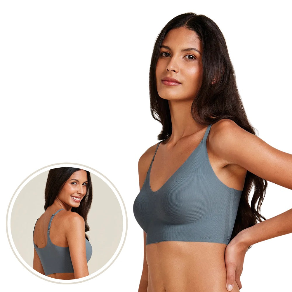 Sutiã Top com Bojo Removível com Tecido Leve e Elástico