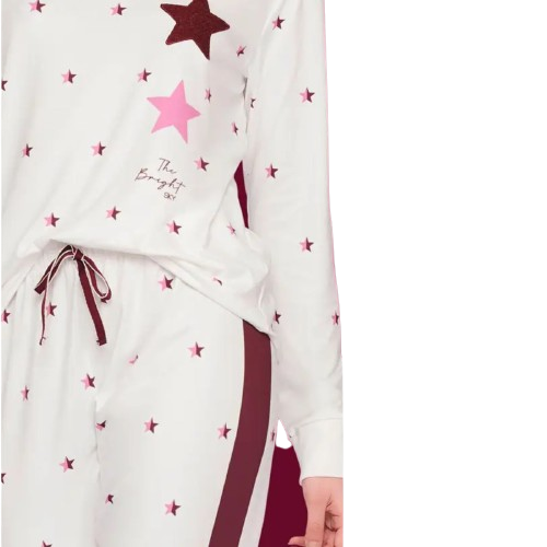 Pijama Jogger em Sublime Touch com Estampa em Mini Estrelas