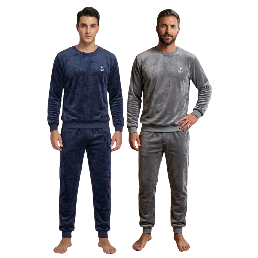Pijama Masculino em Fleece Conforto para os Dias Frios