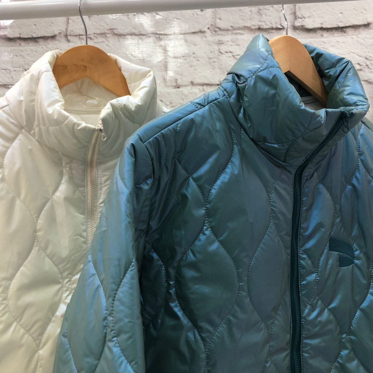 Jaqueta Puffer  Matelassê com Gola Alta e Bolsos Laterais e Internos