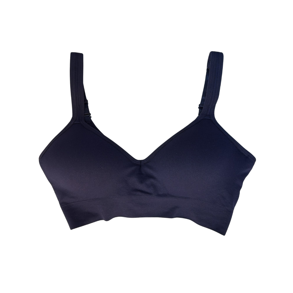 Sutiã Comfort Duplo com Alças Largas Regulávei Sustentação e Conforto sem Costura