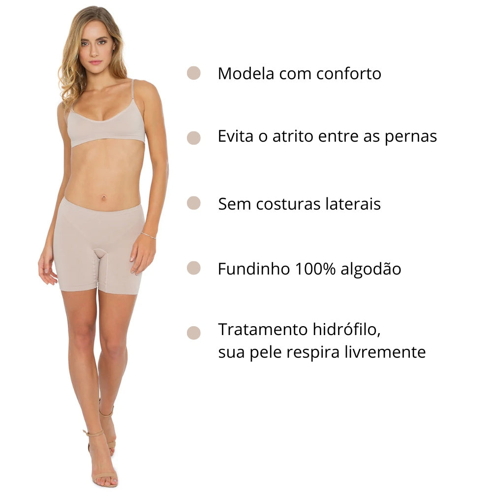 Bermuda Super Conforto Evita Atritos entre as Pernas