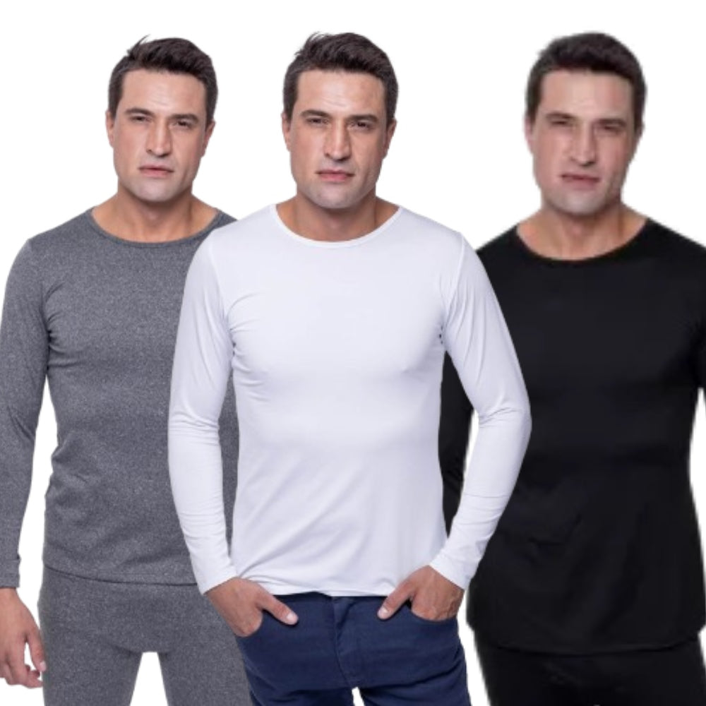 Básica Térmica Masculina Gola Redonda Policorp Anti-Odor e com Tratamento Anti-Bacteriano