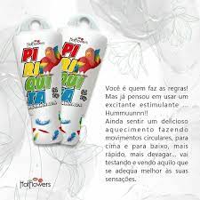 Gel Lubrificante Feminino Piriquita Assanhada Hot Flowers