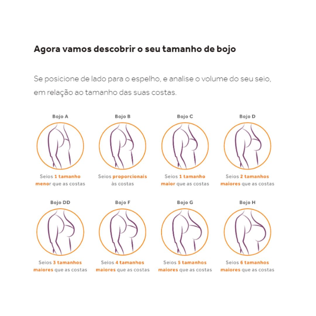 Sutiã Nadador com Bojo e Aro com Abertura frontal com Fecho de Metal