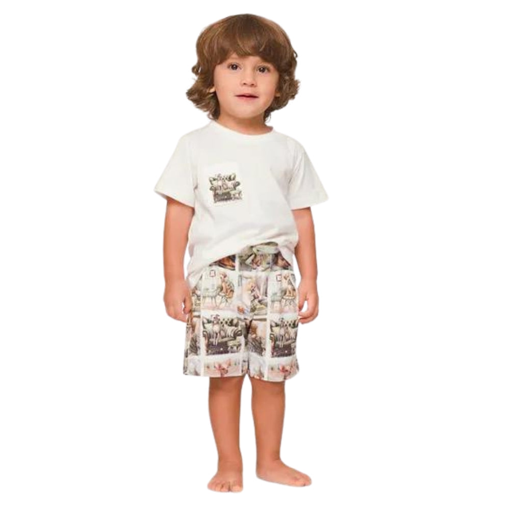 Pijama Baby Boy em Malha Mercerizada Sublime Touch