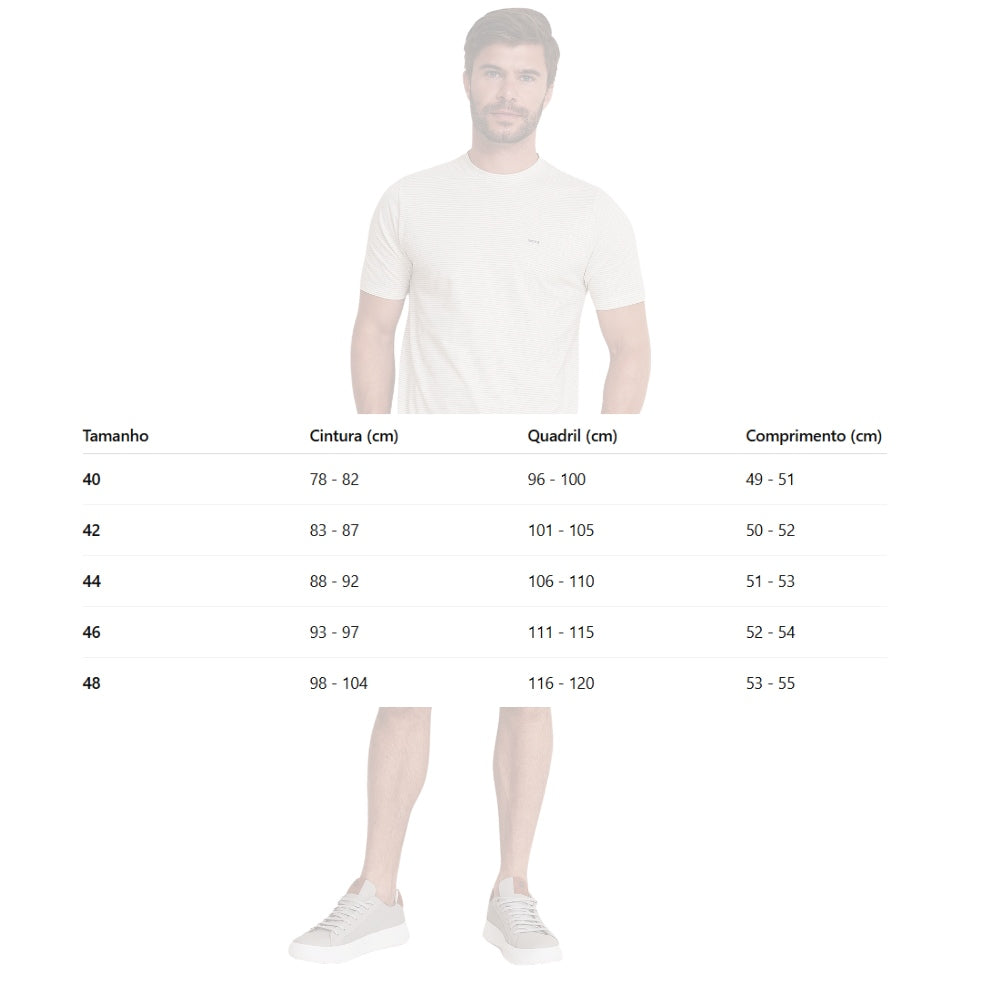 Bermuda Masculina Sport Social de Linho, Sofisticação e Conforto