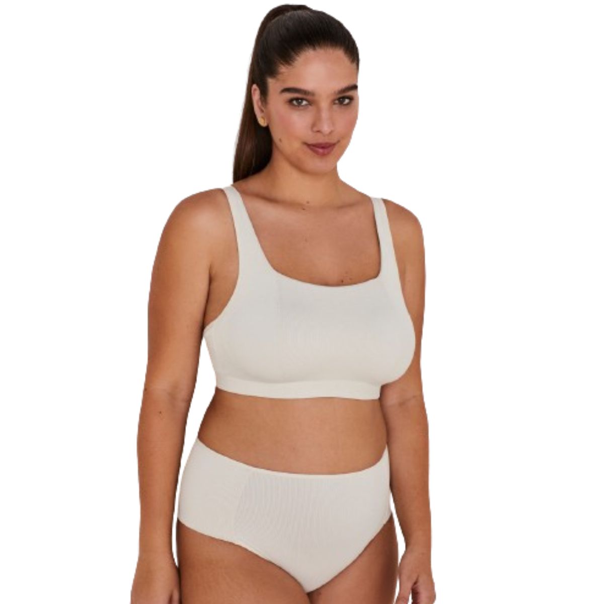 Calcinha Hot Panty Canelada Cintura Super Alta