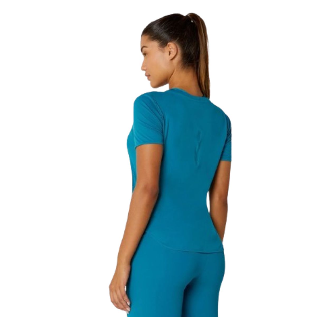 T-shirt Gola Redonda  e Modelagem Alongada Proteção UV e Secagem Rápida