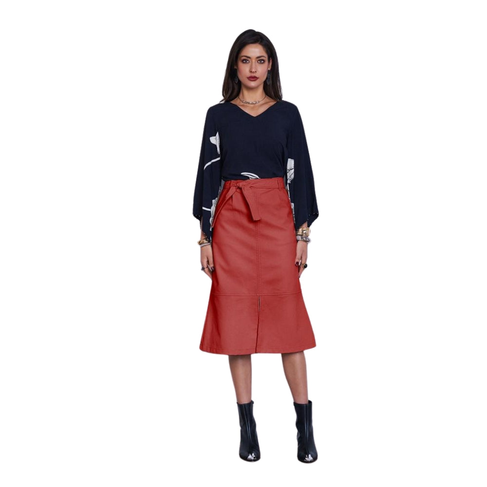 Saia Midi em Viscose - Leveza e Elegância para Seu Look Perfeito