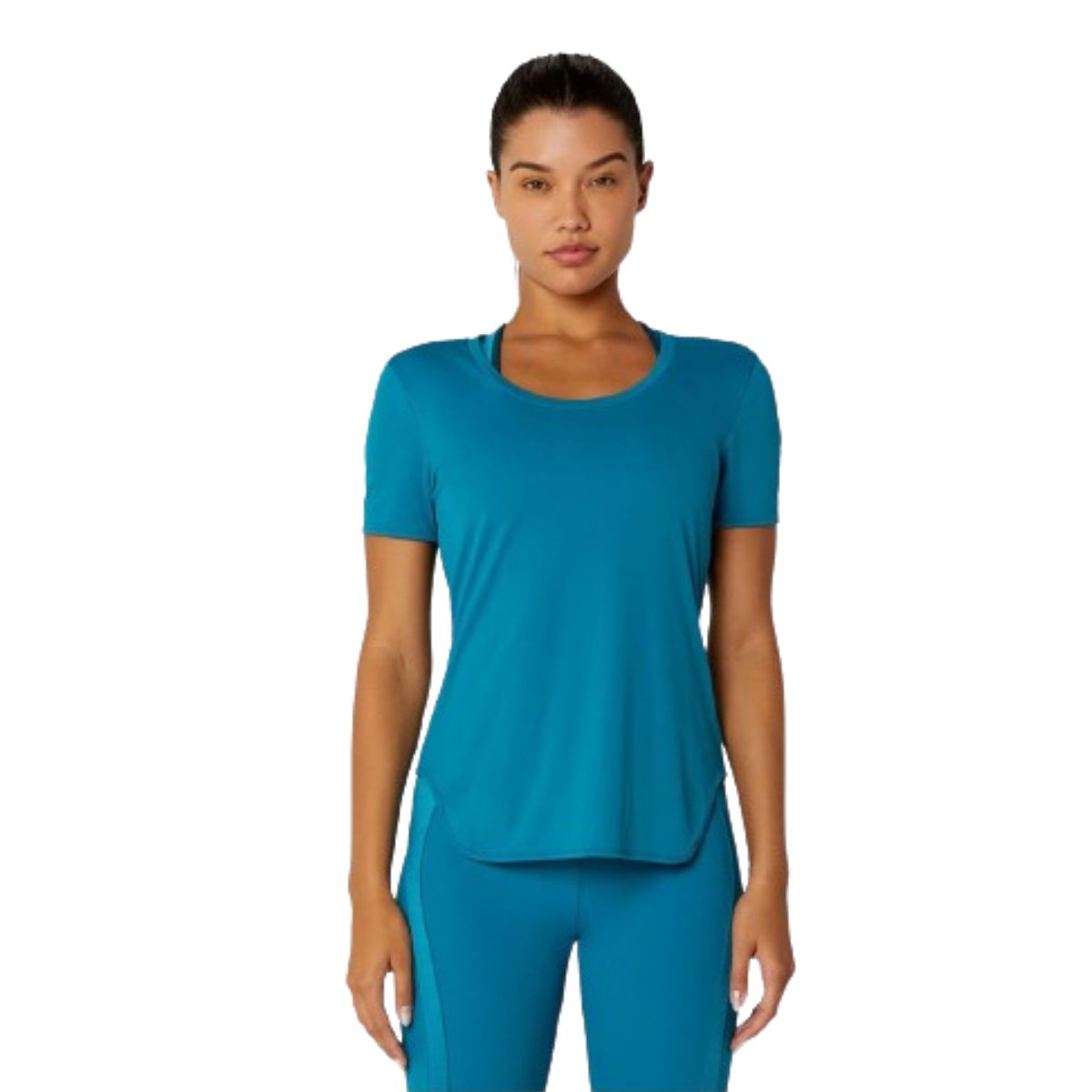 T-shirt Gola Redonda  e Modelagem Alongada Proteção UV e Secagem Rápida