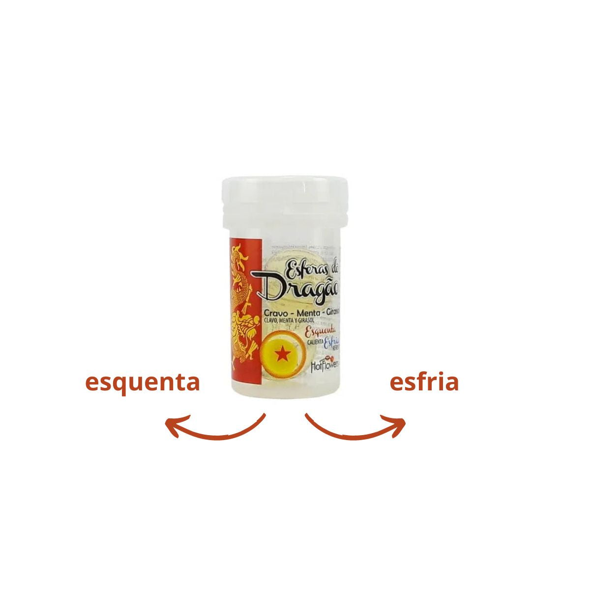 Bolinha Esquenta e Esfria Explosiva Esfera do Dragão