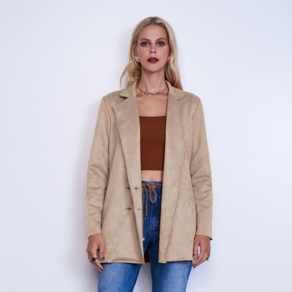 Casaco Feminino Suede - Toque de Elegância para seu Look
