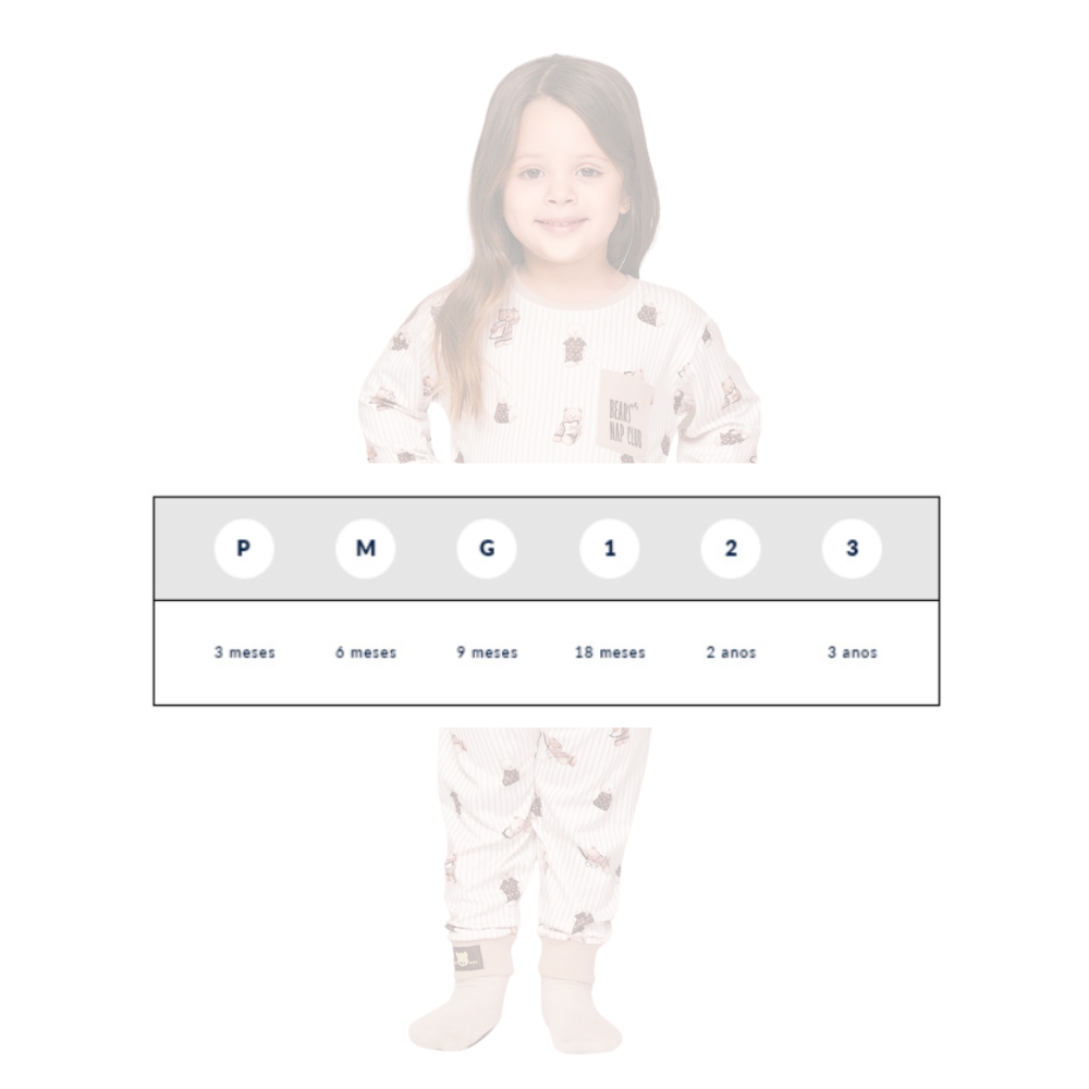 Pijama Baby Unissex Nap Club em Sublime Touch - Lua Luá